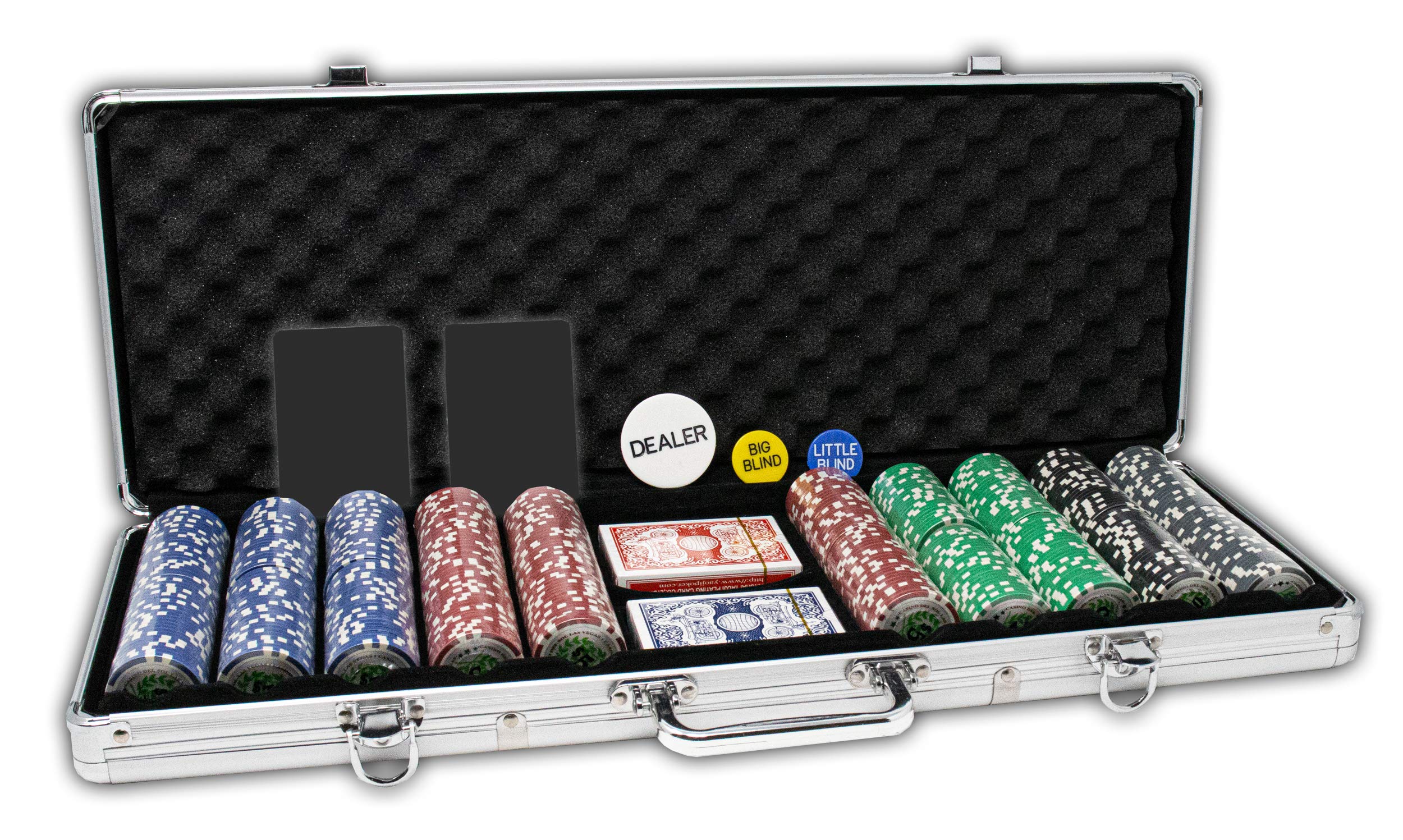 Poker chips and cards